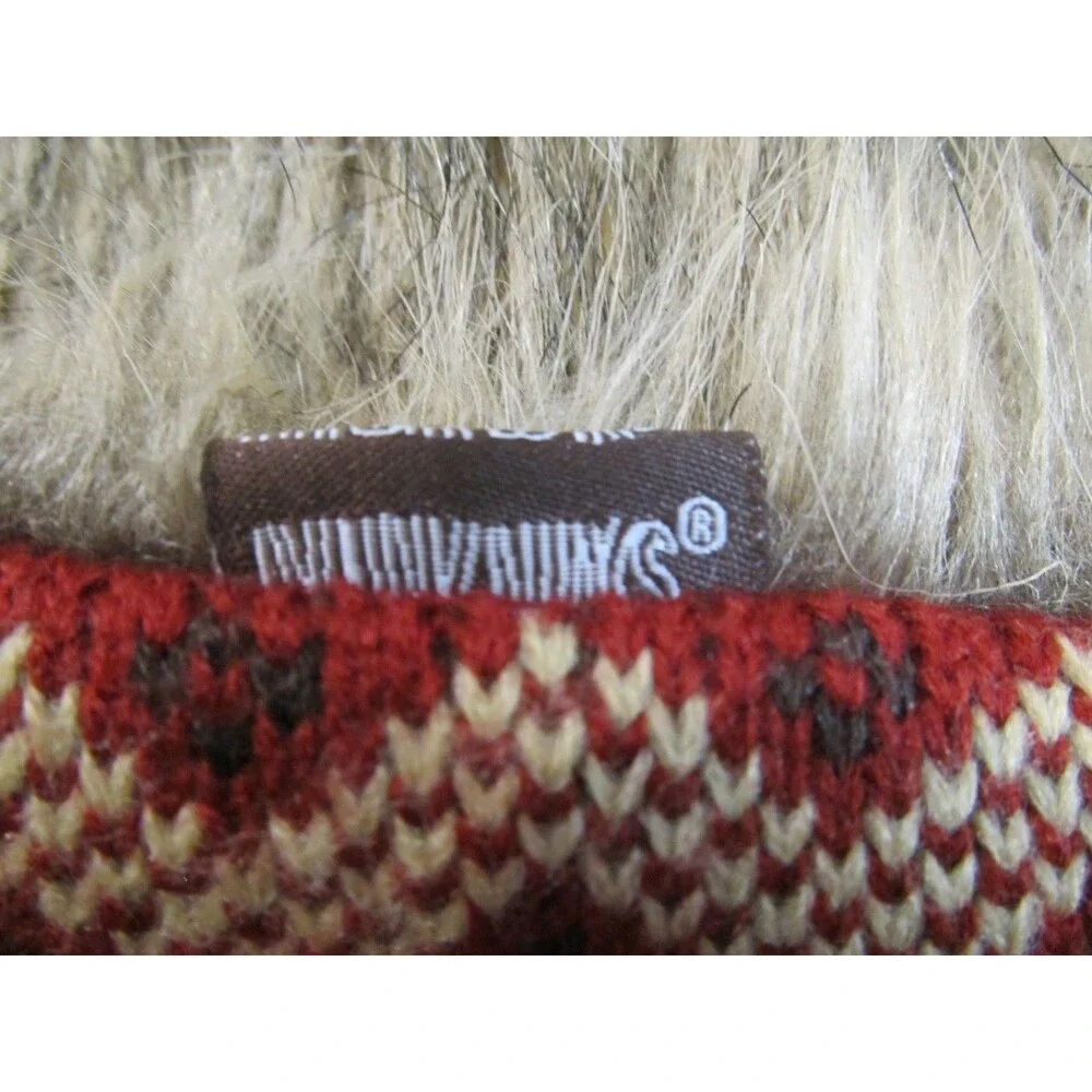 Muks Boot Covers Faux Fur Knit Toggle Women’s Winter Accessories